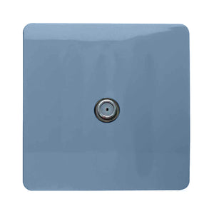 Trendiswitch Artistic Modern 1 Gang Male F-Type Satellite Television Socket