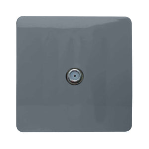 Trendiswitch Artistic Modern 1 Gang Male F-Type Satellite Television Socket