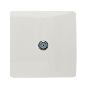 Trendiswitch Artistic Modern 1 Gang Male F-Type Satellite Television Socket