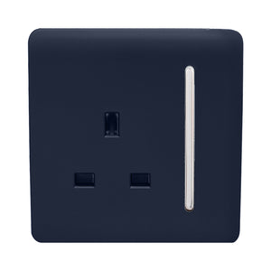 Trendiswitch Modern 1 Gang 13 Amp Switched Plug Socket