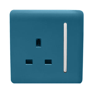 Trendiswitch Modern 1 Gang 13 Amp Switched Plug Socket