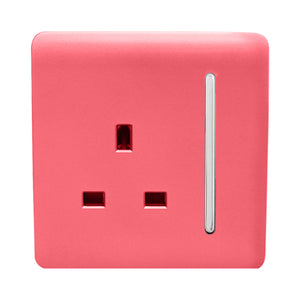 Trendiswitch Modern 1 Gang 13 Amp Switched Plug Socket