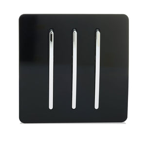 Trendiswitch Artistic Modern 3 Gang 1 or 2 way 10A Rocker Light Switch