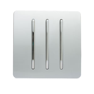 Trendiswitch Artistic Modern 3 Gang 1 or 2 way 10A Rocker Light Switch