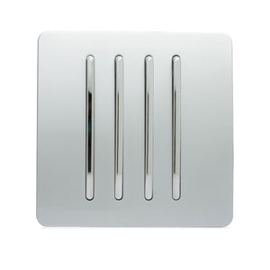 Trendiswitch Artistic Modern 4 Gang 1 or 2 way 10A Rocker Light Switch