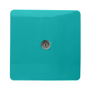 Trendiswitch Modern 1 Gang Female Co-Axial Television TV Socket