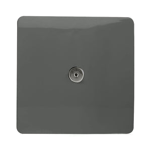 Trendiswitch Modern 1 Gang Female Co-Axial Television TV Socket