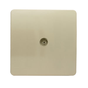 Trendiswitch Modern 1 Gang Female Co-Axial Television TV Socket