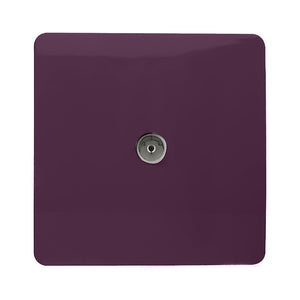Trendiswitch Modern 1 Gang Female Co-Axial Television TV Socket