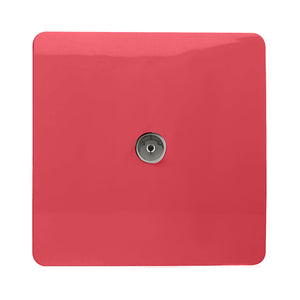 Trendiswitch Modern 1 Gang Female Co-Axial Television TV Socket
