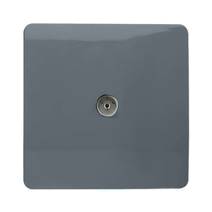 Trendiswitch Modern 1 Gang Female Co-Axial Television TV Socket