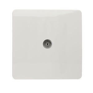 Trendiswitch Modern 1 Gang Female Co-Axial Television TV Socket