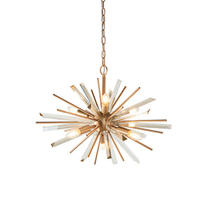 Chopin CHO936101 6 Light Pendant Antique Brass