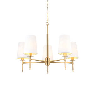 Austin AUS458045 5 Light Satin Brass