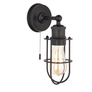 HAY948246 Haydn Wall Light Matt Black