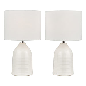 Laura Ashley LA3756068-Q Penny Twin Pack Table Lamp