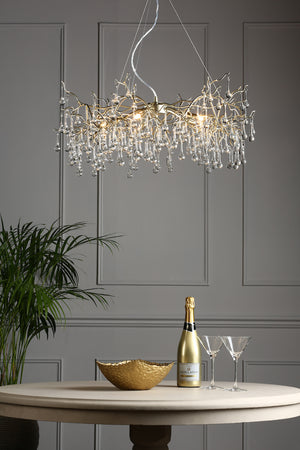 Laura Ashley LA3756144-Q Willow 5 Light Pendant