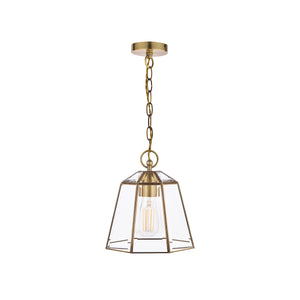 Laura Ashley LA3756154-Q Clayton Pendant Antique Brass