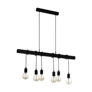 Eglo 49755 Townshend Black Pendant Light