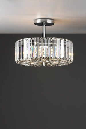 Laura Ashley LA3621343-Q Fernhurst 3 Light Semi Flush