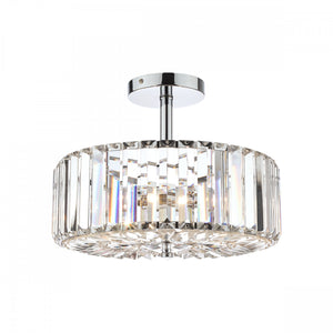 Laura Ashley LA3621343-Q Fernhurst 3 Light Semi Flush