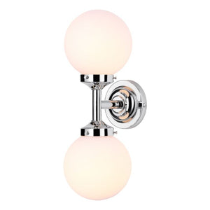 David Hunt Buckley Bathroom Double Wall Light IP44