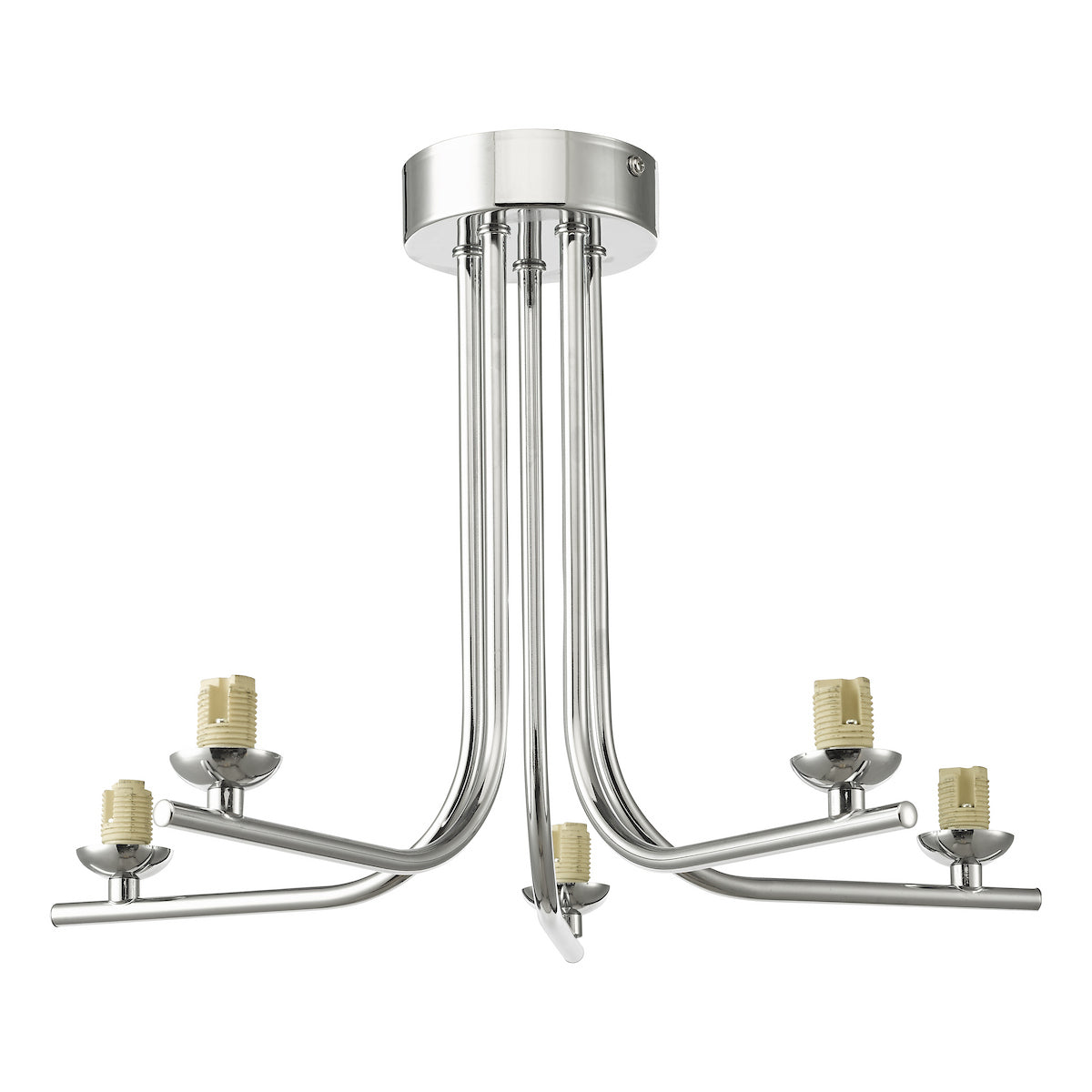 Gallery Cradle 5 Light Semi Flush Frame