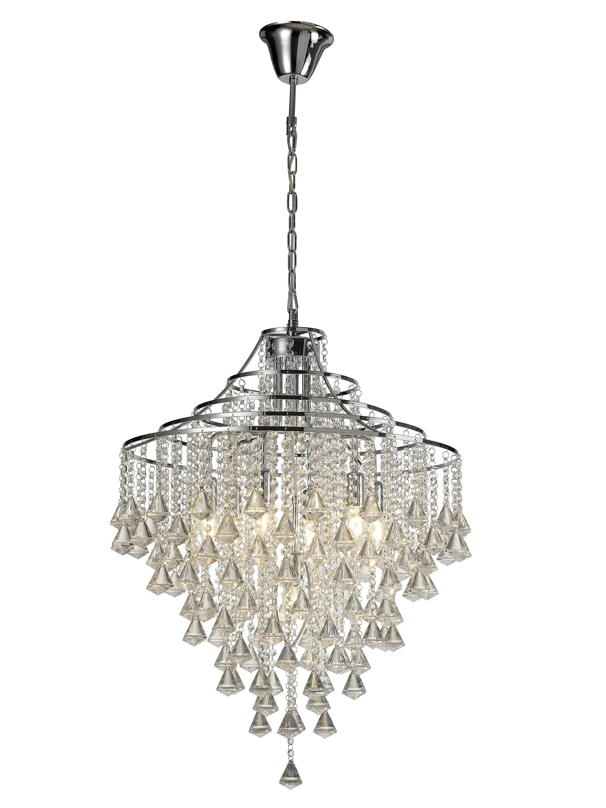 Diyas IL30772 Inina 7 Light Pendant
