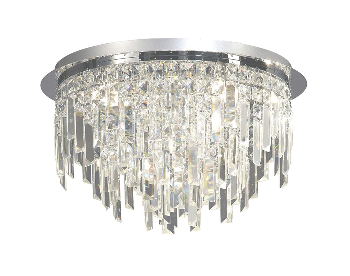 Diyas IL30251 Maddison Round Flush Polished Chrome
