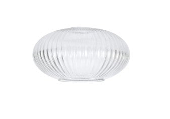 Aniston 20cm Oval Sphere Ribbed