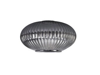 Aniston 20cm Oval Sphere Ribbed