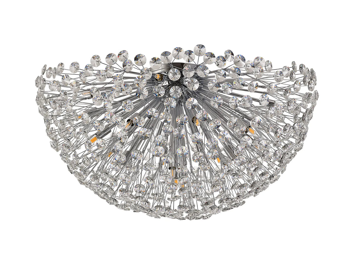 Monroe 80cm Ceiling Light Polished Chrome / Crystal  EM2799-HSA