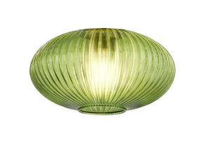 Aniston 30cm Oval Ribbed Sphere