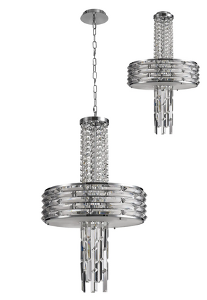 Stanwyck Pendant/Semi Ceiling Convertible,  EM4117-HSA