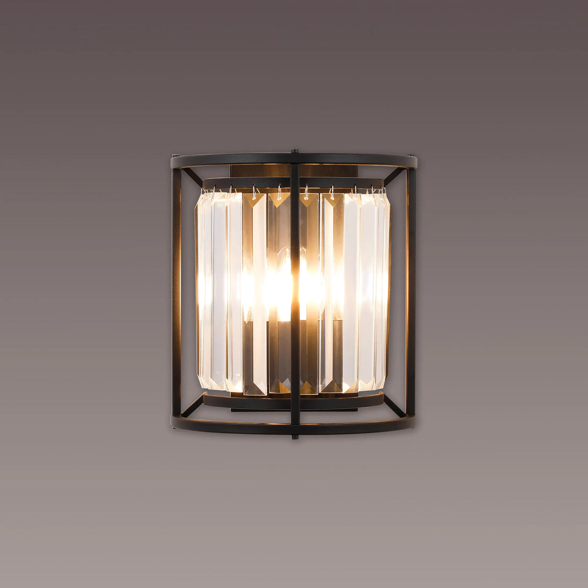 Bardem Wall Light Satin Black EM4119-HSA