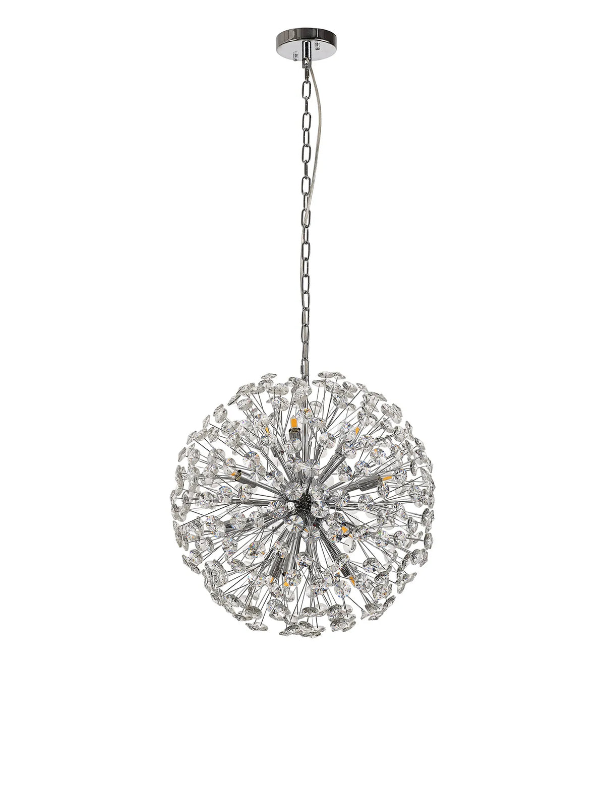 Monroe 50cm Sphere Pendant Polished Chrome / Crystal  EM4799-HSA