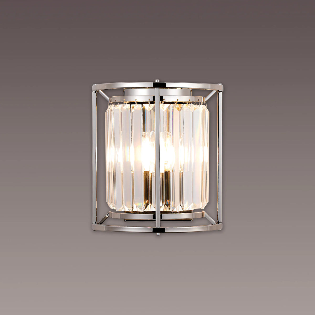 Bardem Wall Light Polished Nickel EM5219-HSA