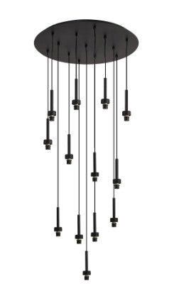 Spacek 13 Light G9 Universal 2.5m Round Multiple Pendant