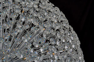 Monroe 60cm Sphere Pendant Polished Chrome / Crystal  EM5799-HSA