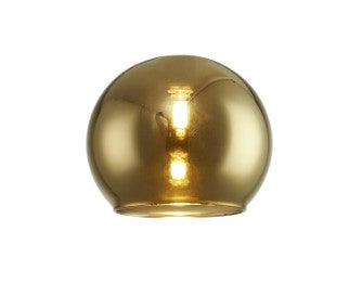 Spacek 14x12cm Open Mouth (F) Round Globe Glass Shade