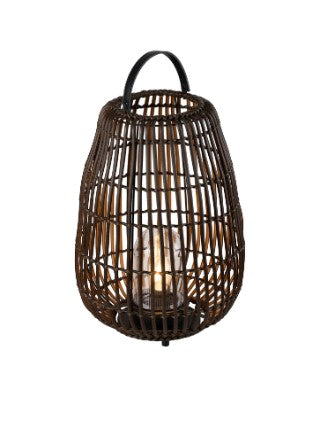 EM6215 PAIGE 30cm Rattan Plastic Portable Lamp E27 IP44