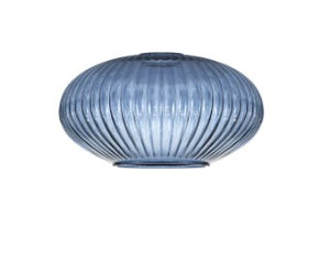 Aniston 20cm Oval Sphere Ribbed