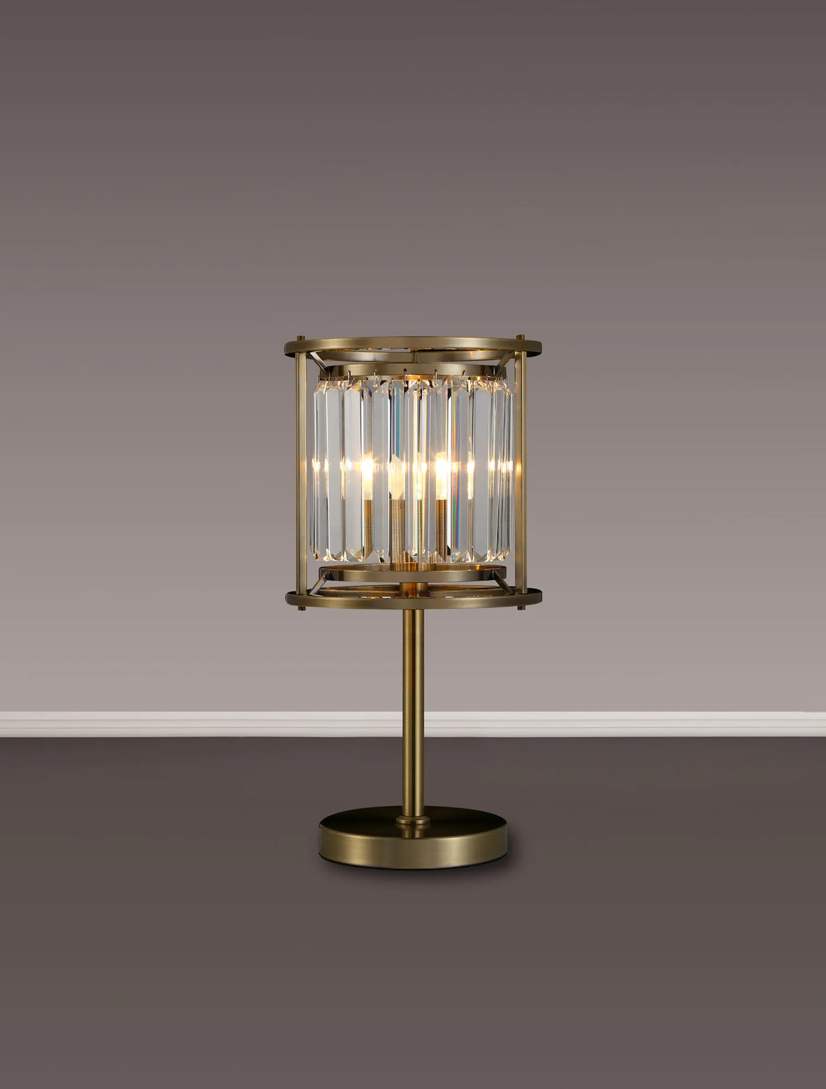 Bardem Table Lamp Antique Brass EM7319-HSA