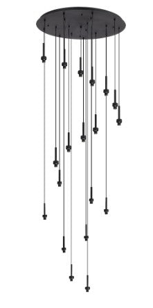 Spacek 19 Light G9 Universal 3.5m Round Multiple Pendant