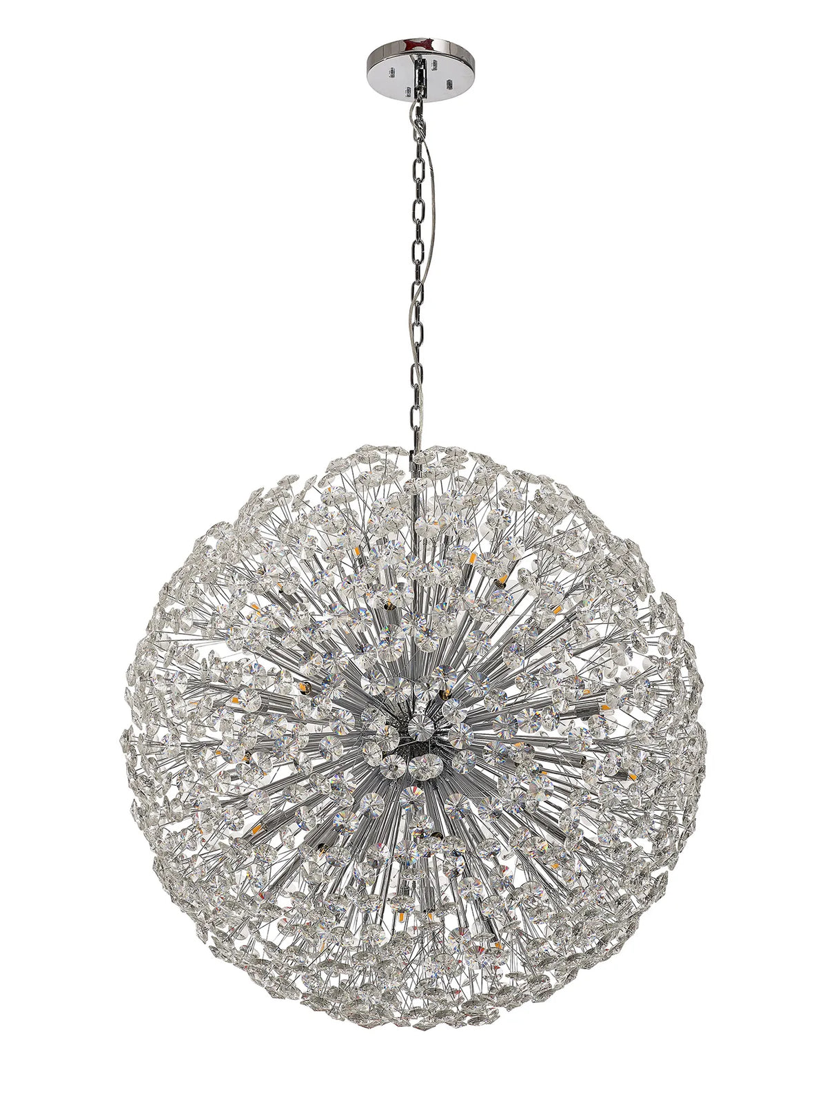 Monroe 1M Sphere Pendant Polished Chrome / Crystal  EM7799-HSA
