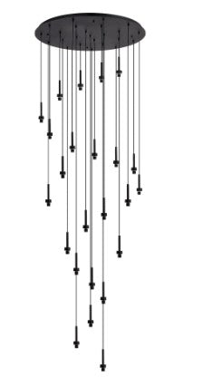 Spacek 24 Light G9 Universal 5m Round Multiple Pendant