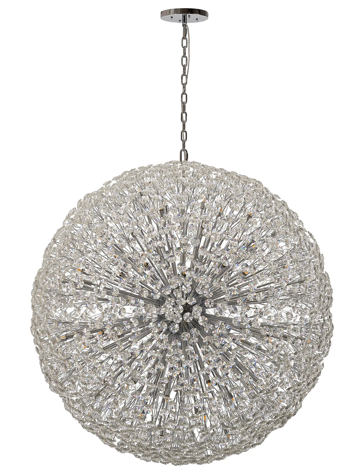 Monroe 1.5M Sphere Pendant Polished Chrome / Crystal  EM9799-HSA