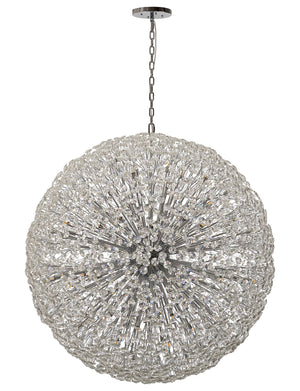 Monroe 1.5M Sphere Pendant Polished Chrome / Crystal  EM9799-HSA