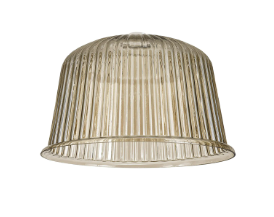 Fontaine 28 x 17.5cm Ribbed Dome Glass Shade