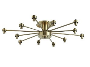 Spacek 12 Light Semi-Flush Frame Only EM0959